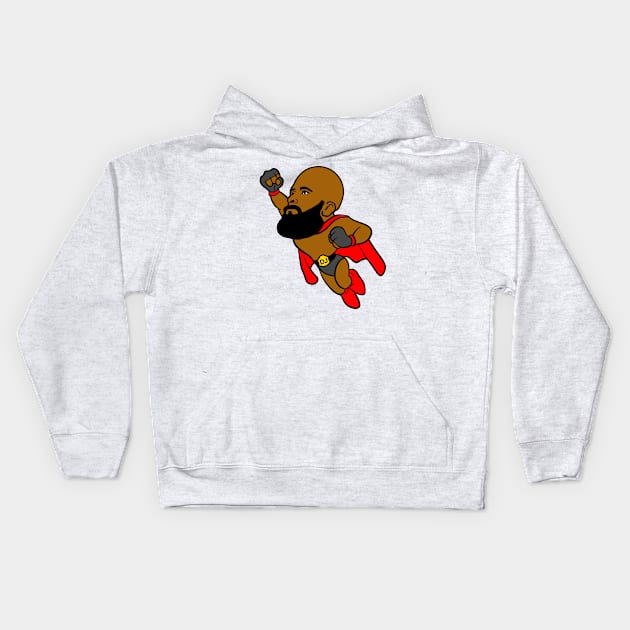 Demetrious Mighty Mouse Johnson Kids Hoodie by SavageRootsMMA